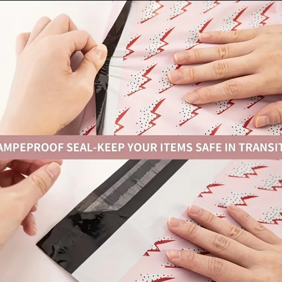 Lightning Poly Mailer’s, Size 10x13, Pack of 25 - Picture 5 of 7